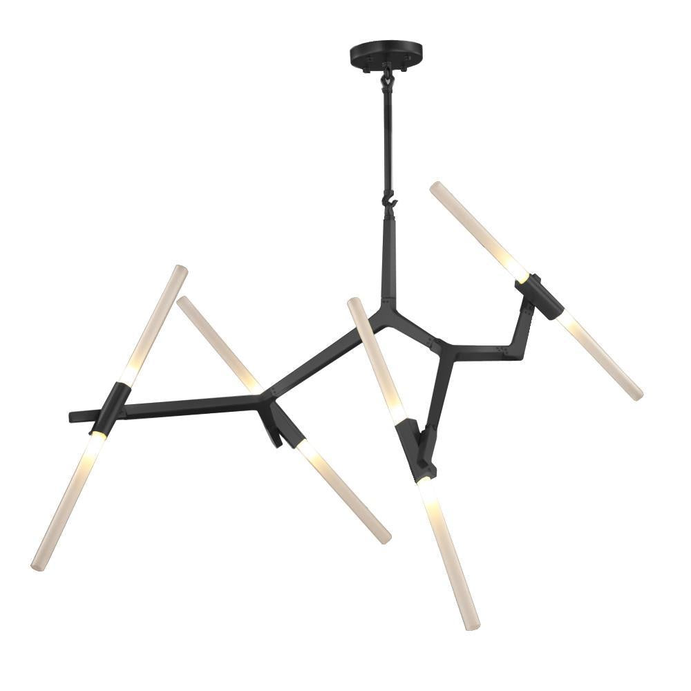 Arachnia 8-Light Chandelier - Black OGS-LD141-B-S