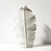 White Ceramic Feather Vase - Large LT501-L