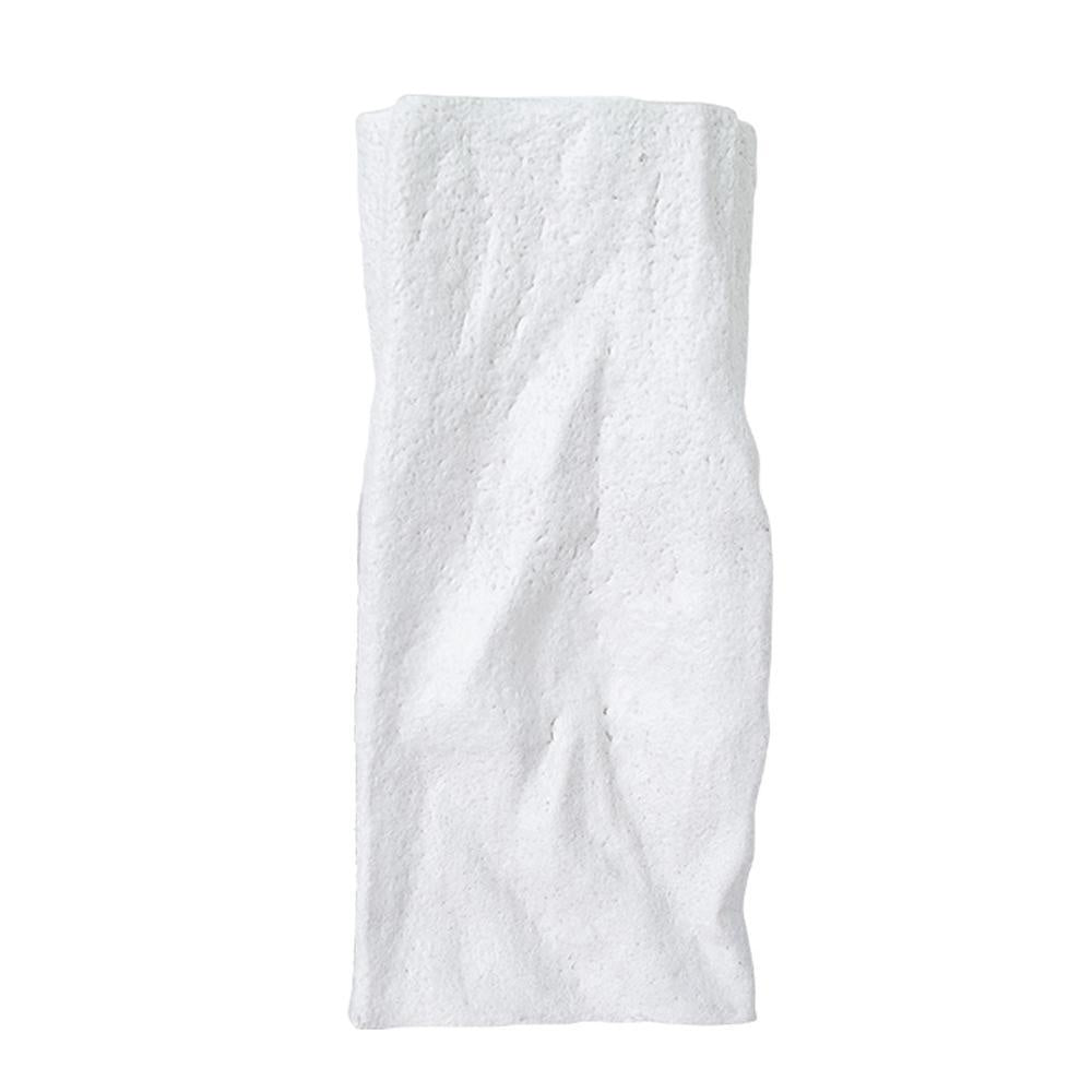 White Ceramic Wrinkled Paper Textured Vase - Large FA-D2108A