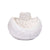 White Porcelain Vase with Cutout Design - Medium 608313