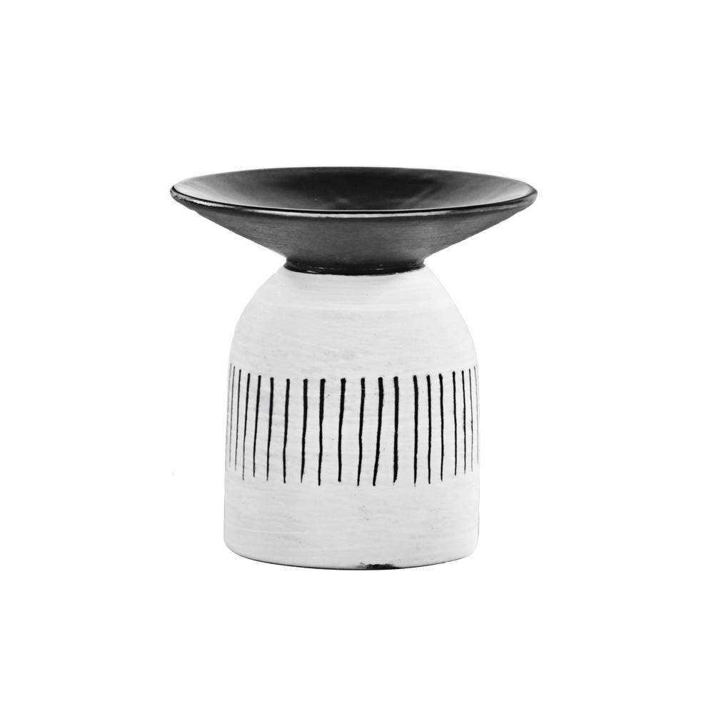 Black & White Ceramic Vase - E 607155