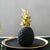 Black & Gold Resin Pineapple - Medium ZD-109