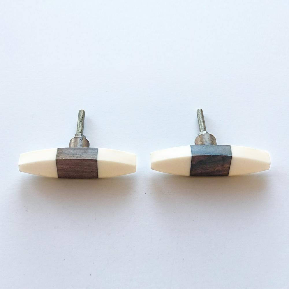 Bone Resin Wood KnobBRKN82 مقبض