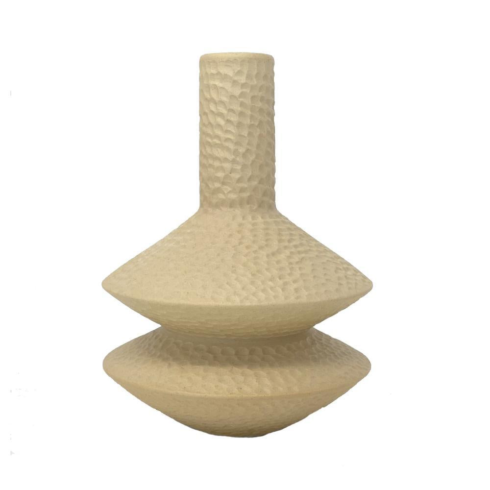 Beige Ceramic Vase - E 606083