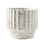 White Splatter Concrete Planter - Small ZD-033S