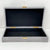 Grey Decorative Box with Shagreen Finish and Gold Detail - Medium FB-PG1902B