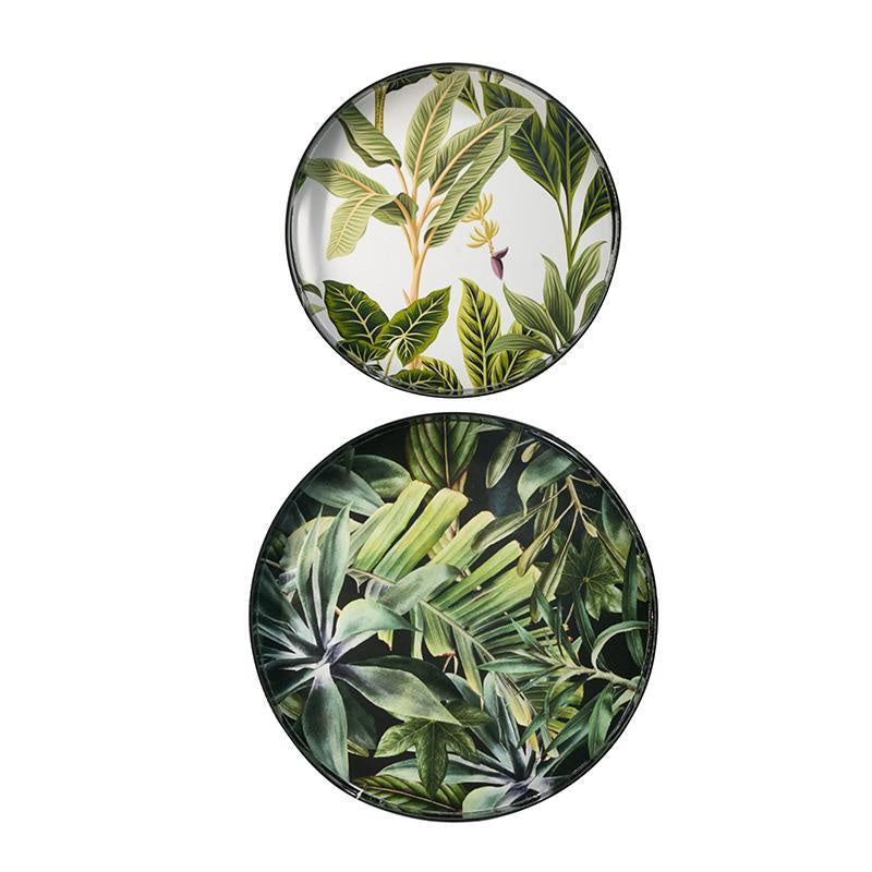 Set of 2 Tropical Trays 48619-DS