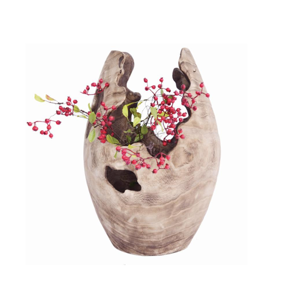 Wooden Decorative Floor Vase CF19252