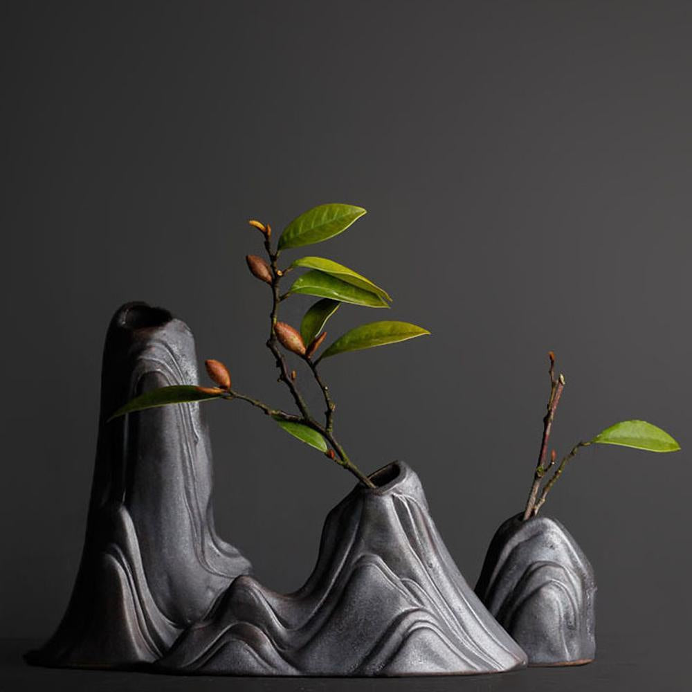 Set of 3 Ceramic Bud Vases ZD-075