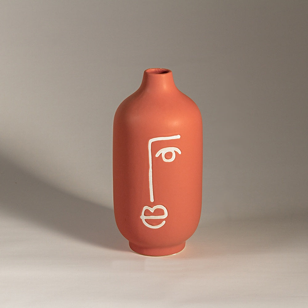 Terracotta Ceramic Vase - Large LT613-L مزهرية