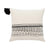 Black & White Tufted Printed Cushion with Tassel RB019