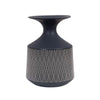 Black Ceramic Vase with Decal HPHZ0158C