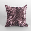 Mauve Crushed Velvet Cushion MND144