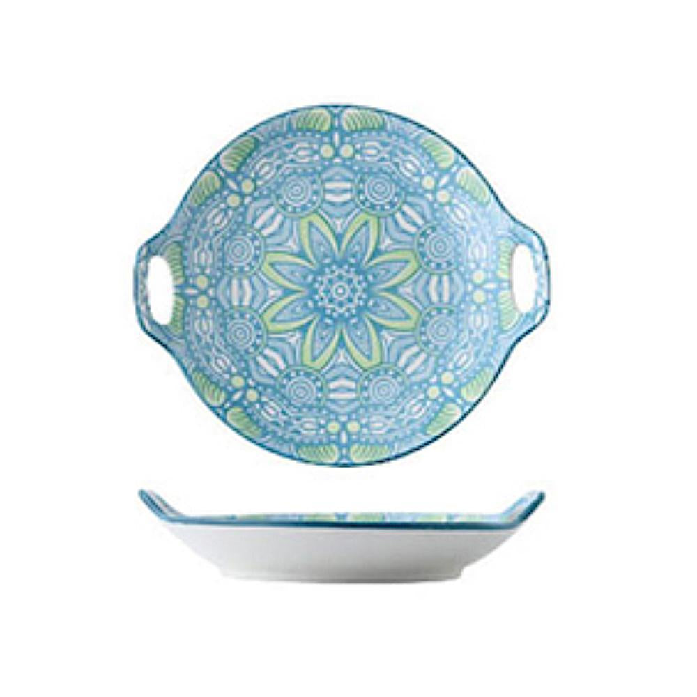 Sorbonne Platter with Handles - Light Blue HCJ-072-LB