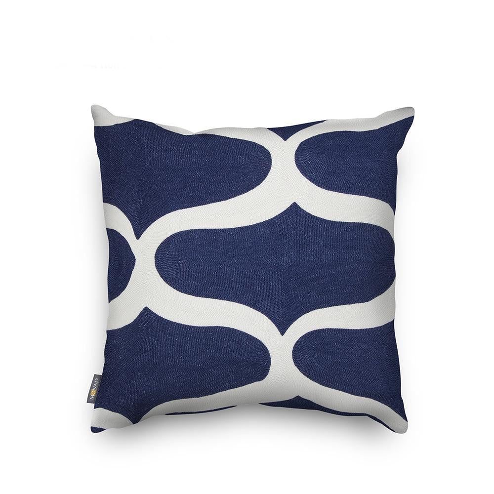 Embroidered Trellis Pattern Cushion MND123