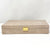Taupe Decorative Box with Shagreen Finish and Gold Detail - Medium FB-PG1901B