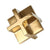 Gold Ceramic Square Orb - Large FAAD01A