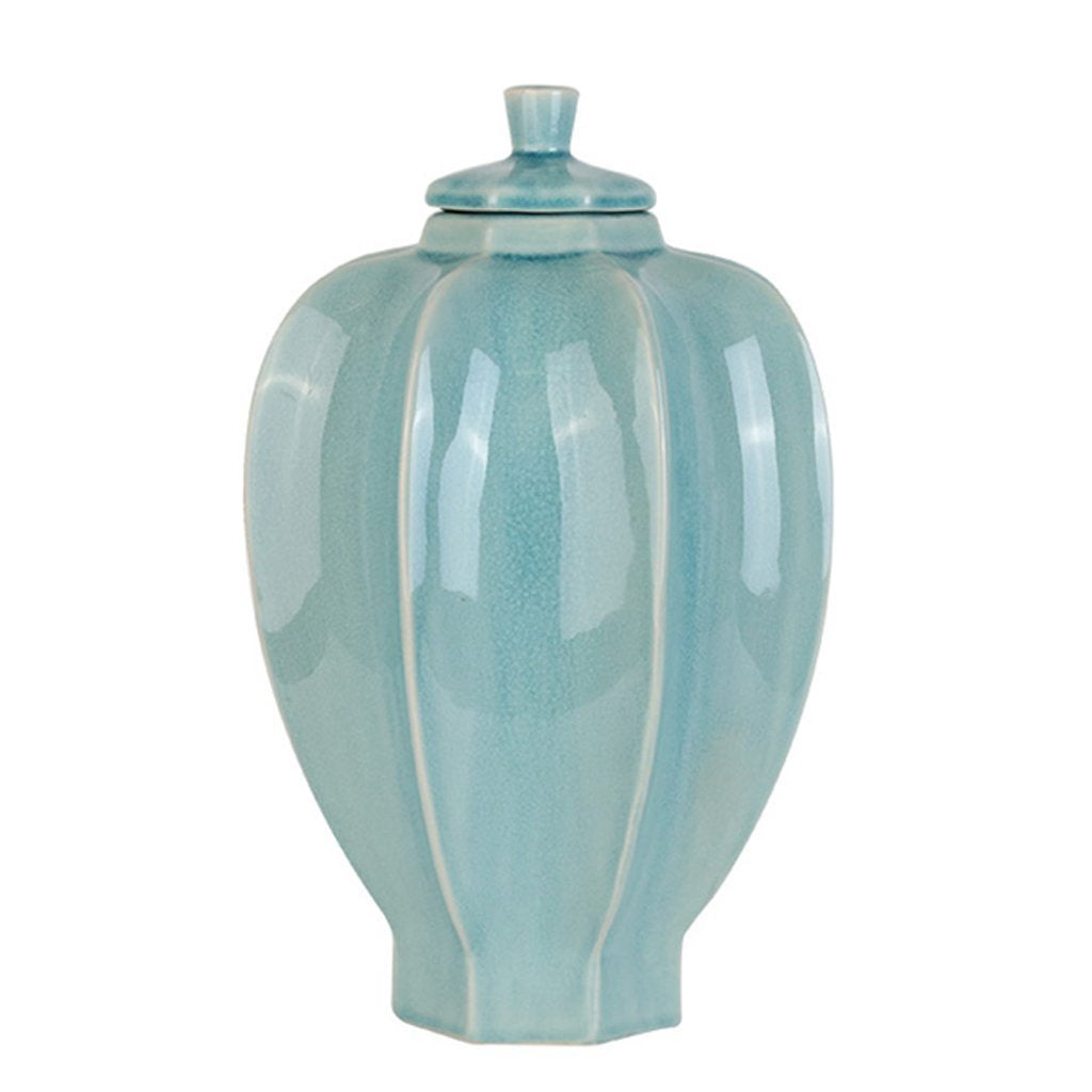 Turquoise Ceramic Jar FA-D1847B