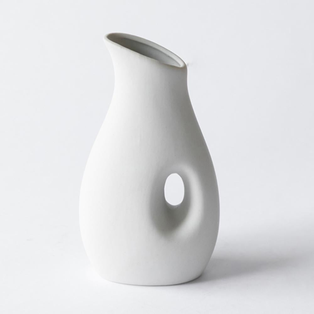 Textured Ceramic Vase مزهرية