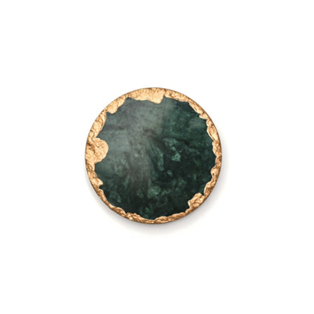 Green Marble Round Coaster WX-028