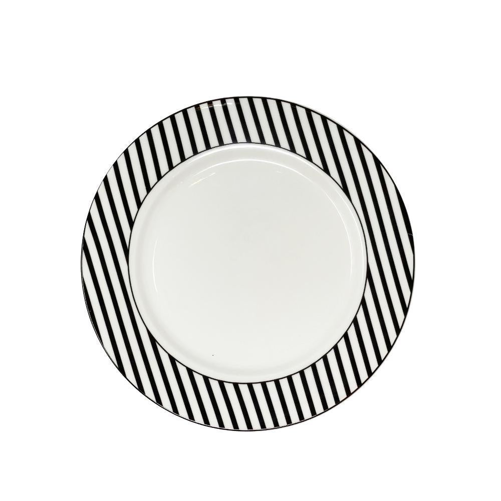 Striped Dessert Plate CB180401-C