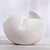 White Round Ceramic Vase - Large ZD-103