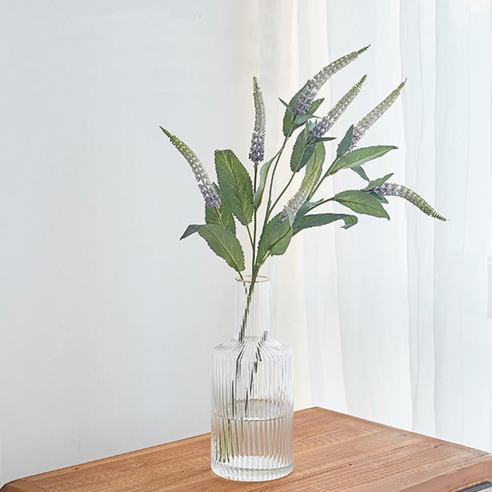 Faux Lavender Stems in Glass Vase SHZHCE1439-A4