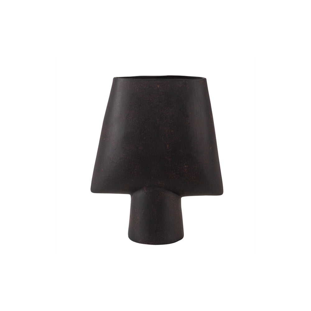 Black Sculptural Vase ML01404620B2
