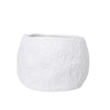 White Ceramic Organic Shaped Vase - Round FA-D2123C