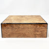 Brown Lacquer Decorative Box with Swirl Finish - Small FC-MC1902C