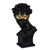 Black Bust with Gold Mask