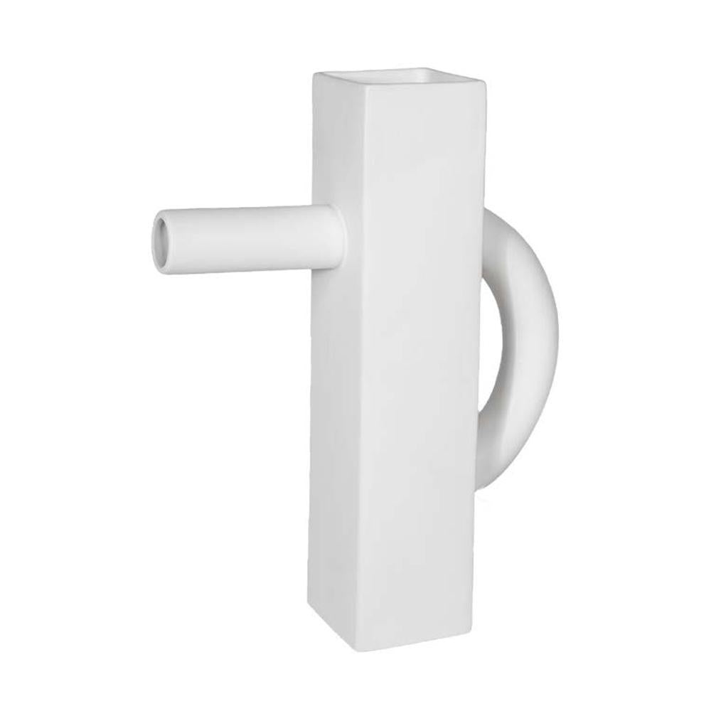 Modern White Ceramic Pitcher HPYG0344W