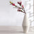 White Ceramic Vase with Texture Detail - Tall ZD-084