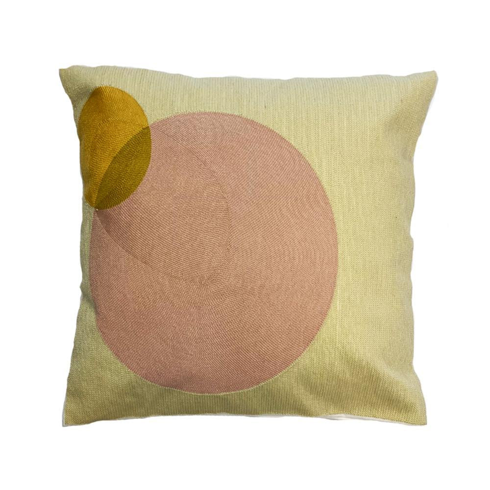 Abstract Geometric Embroidered Cushion MND206