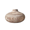 Low Wooden Vase - Large CF19017A