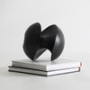 Black Resin Twisted Sculpture H1101A