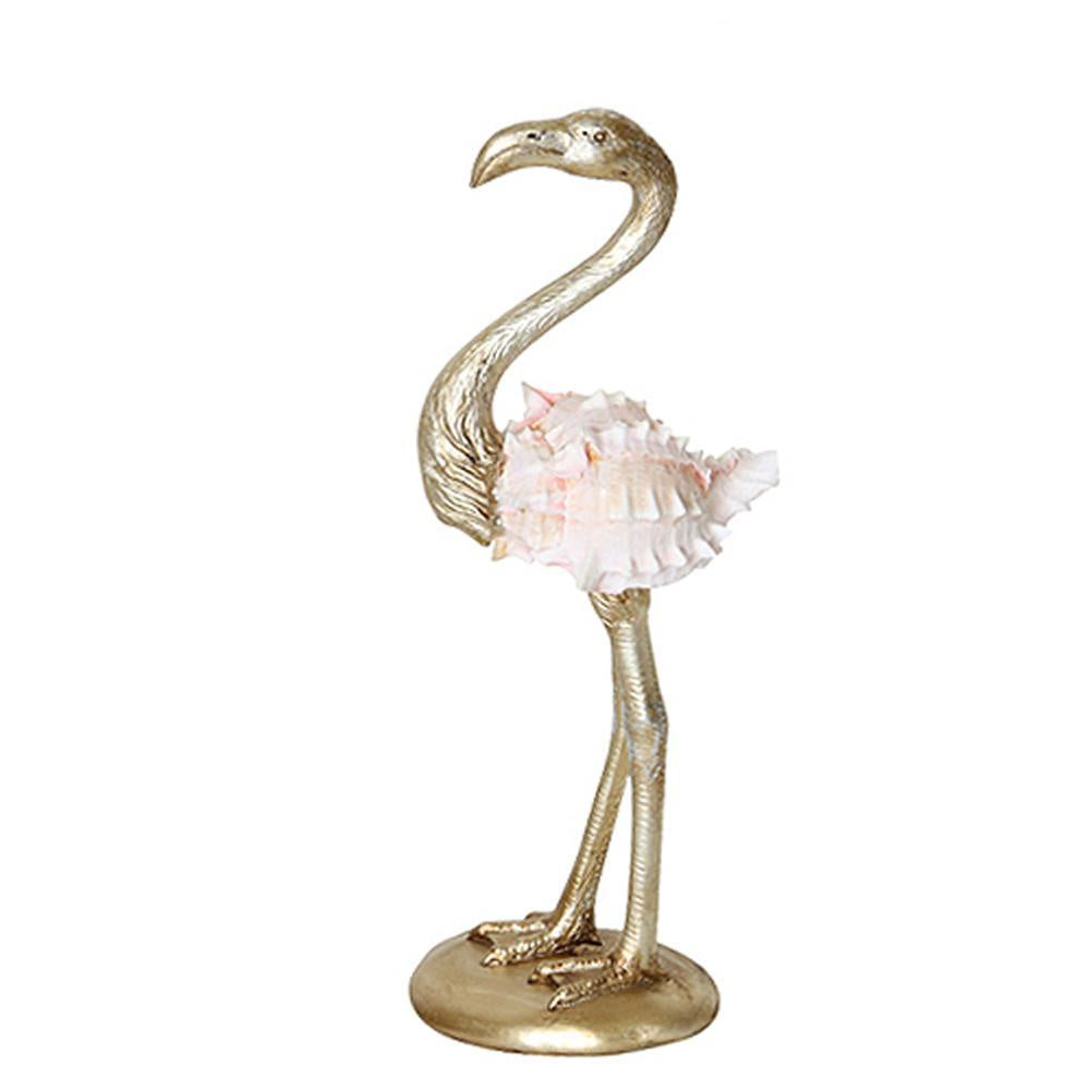 Gold Flamingo with Conch FA-SZ1917B