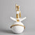 White & Gold Resin Yoga Figurine - A SHBA1212006