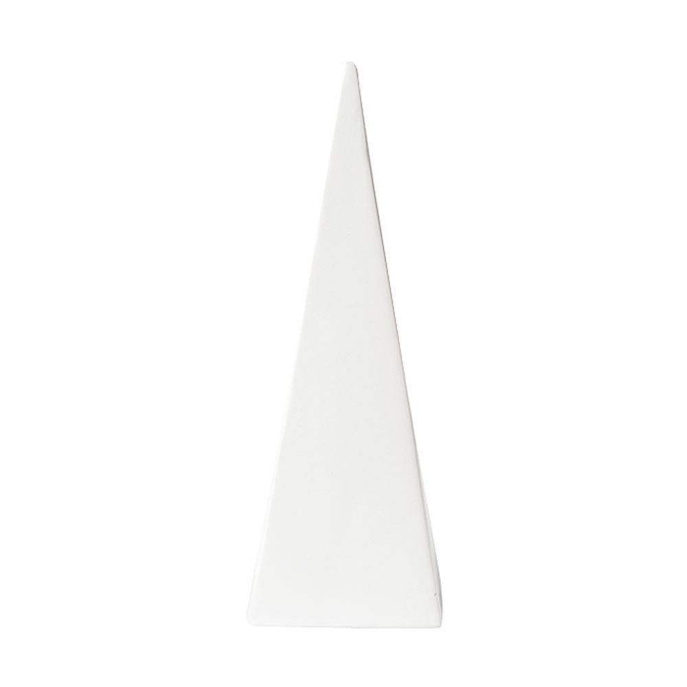 White Ceramic Pyramid - A FA-D2039A