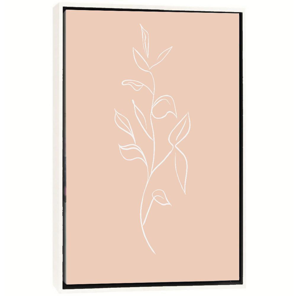 Minimalistic Botanical - Peach جدار الفن