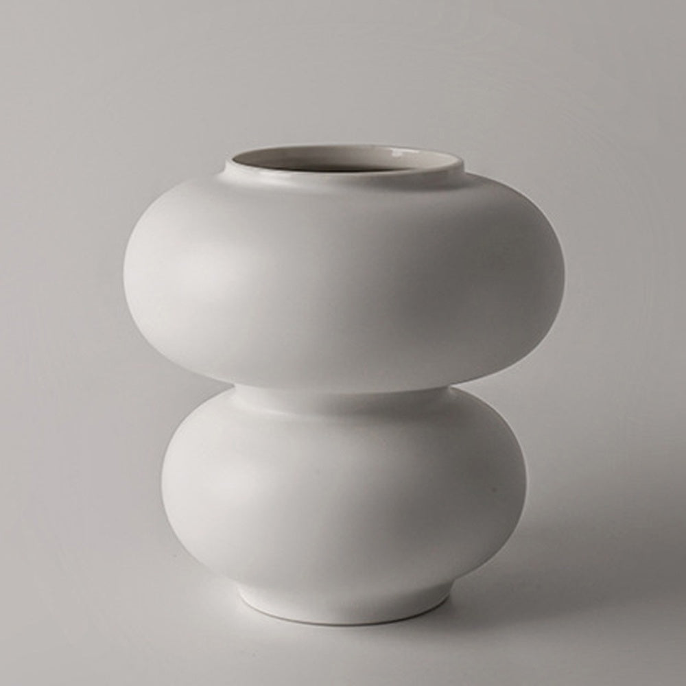 White Ceramic Vase - Small LT676-S