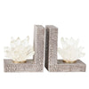 Crystal Flower Bookends - 1 Pair FA-SZ1907