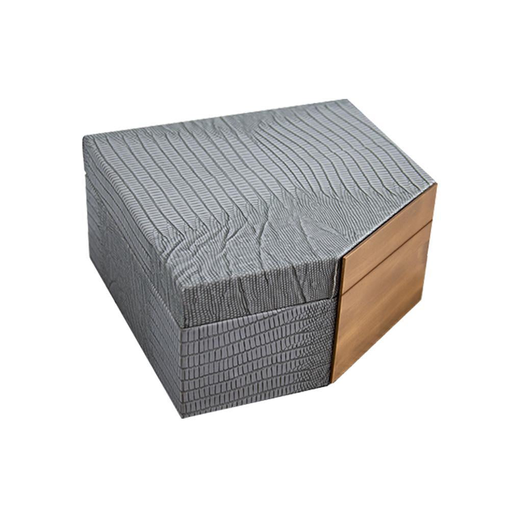 Grey Irregular Decorative Box - A FB-PG2012A