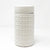 White Ceramic Particle Jar - A FA-D2003A