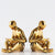 Pair of Gold Ceramic Reader Bookends ZD-117