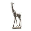 Standing Giraffe Silver - Large 77608