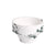 White Concrete Planter with Splatter Detail - Small LT232-Small