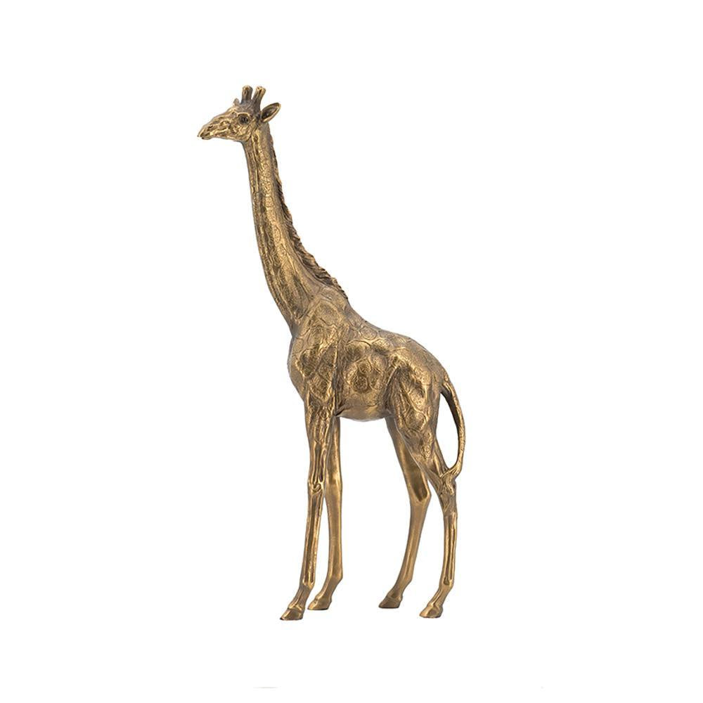 Gold Resin Giraffe 77515
