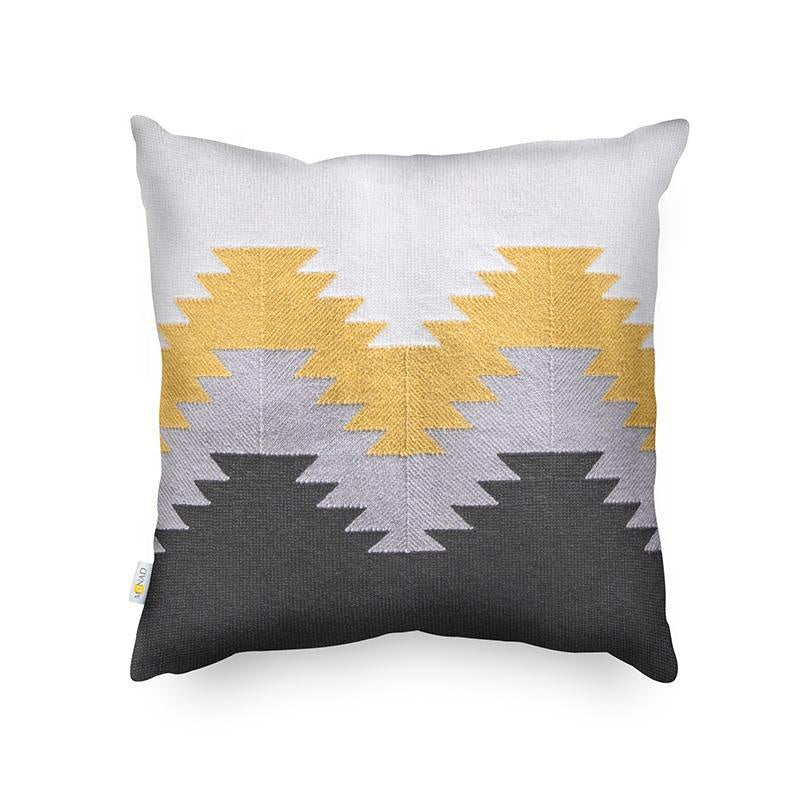 Embroidered Mid-Century Modern Pattern Cushion MND106