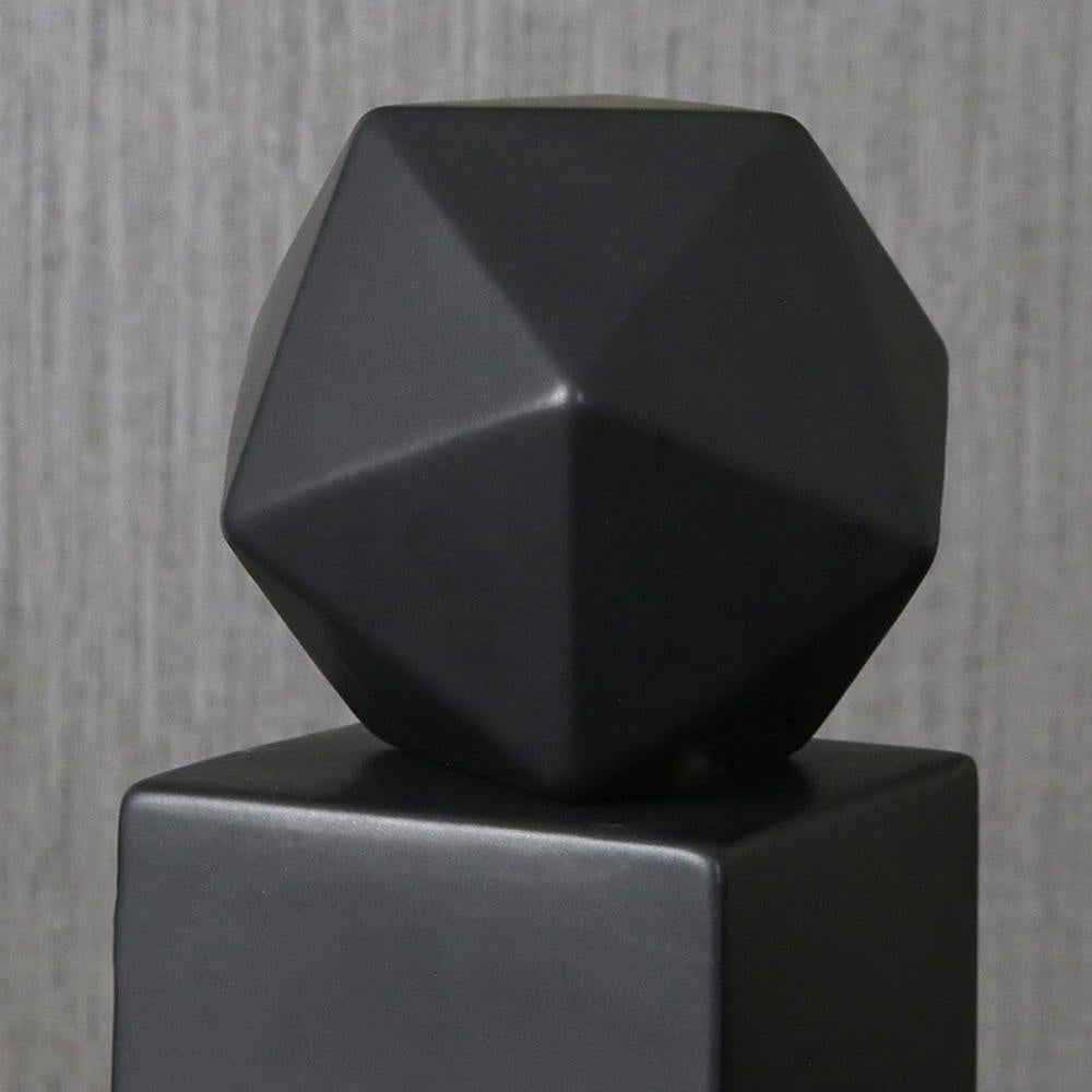 Black Ceramic Geometric Décor - B FA-D2036B